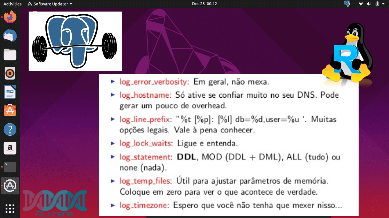 Criando Logs No PostgreSQL